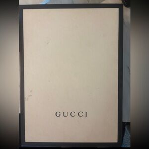 Gucci White Fabric with Branding